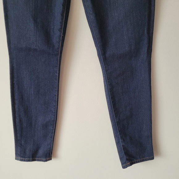 J. Crew Toothpick Dark Wash Mid Rise Slender Ankle Jeans Size 27 - Picture 9 of 15